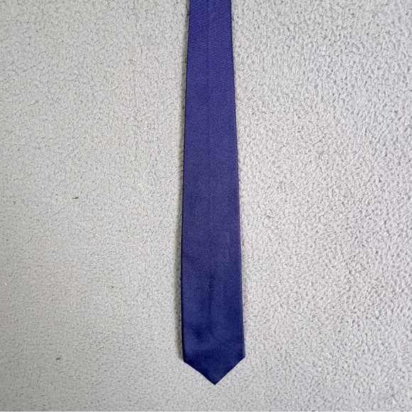 GUCCI MENS SILK TIE BLUE - Picture 1 of 6